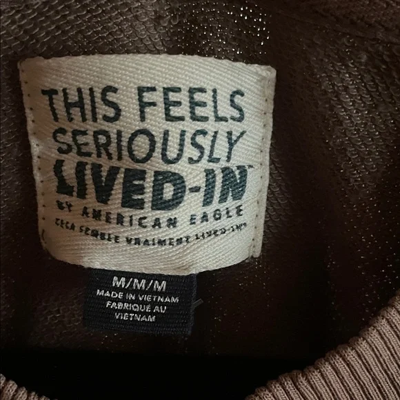 American Eagle Outfitters Purple Patterned Sweatshirt - Picture 2 of 3